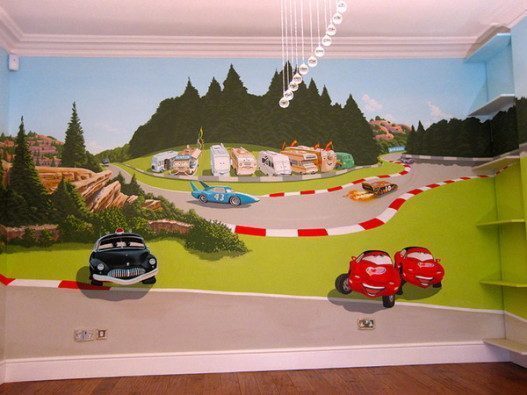 Cars-Murals-for-Boys-Bedroom-Decorating-Ideas-527x395