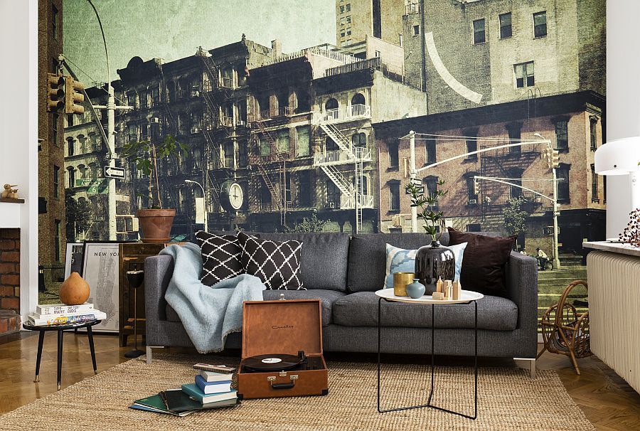 Sixth-Avenue-wall-mural-in-the-living-room
