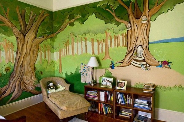 Tree-Kids-Home-Decorating-Ideas-Painting-Walls