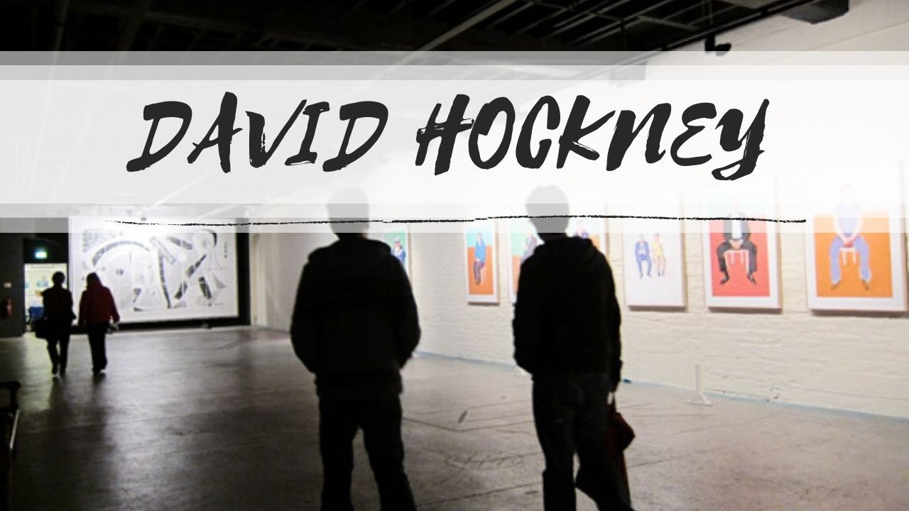 David Hockney vẽ chân dung bằng máy tính