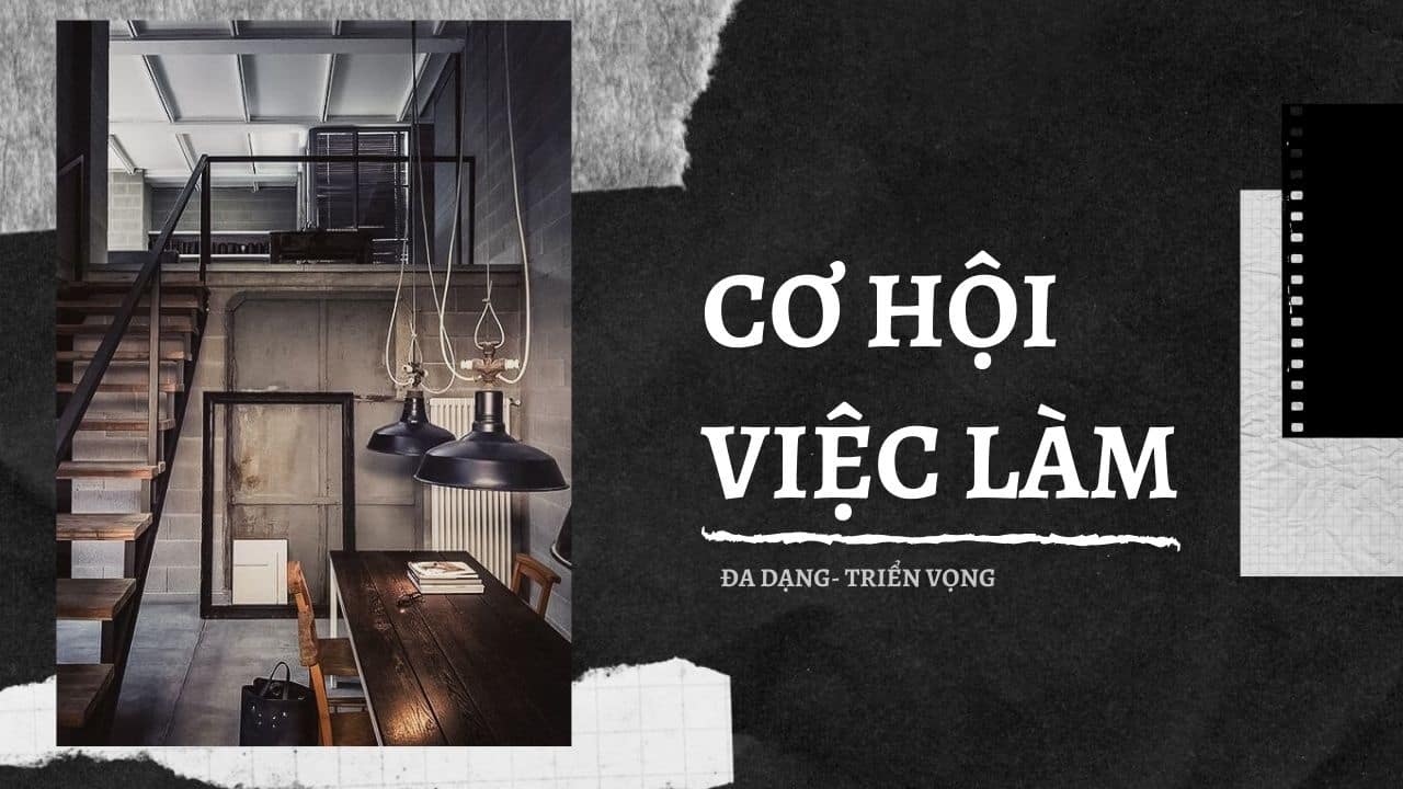 LUYỆN THI ĐẠI HỌC MỸ THUẬT CÔNG NGHIỆP 10 Cơ hội việc làm