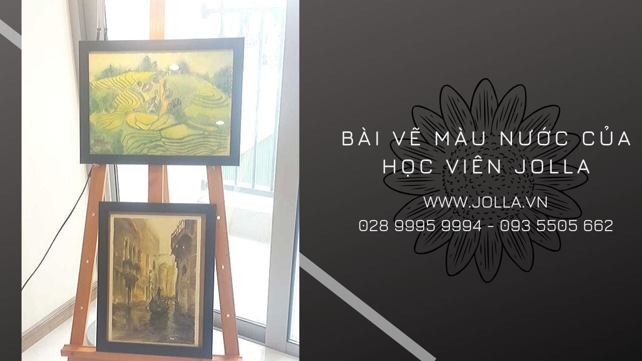 Bài vẽ tranh màu nước của Học Viên Jolla Art