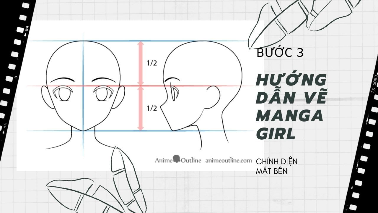 Hướng dẫn vẽ Manga Girl 18 Hướng dẫn vẽ Manga Girl 11