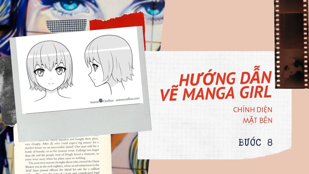 Hướng dẫn vẽ Manga Girl 16